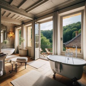 Salle de bain hotel de luxe en Dordogne